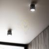 PIXIE mennyezeti lámpa fekete króm 230V LED GX53 7W