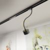 PIXIE libanyak háromfázisú áramkörös sínre fekete  230V LED GX53 7W
