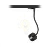 PIXIE libanyak háromfázisú áramkörös sínre fekete  230V LED GX53 7W