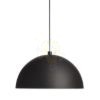 CARISSIMA 40 függő lámpa matt fekete/aranysárga  230V LED E27 15W