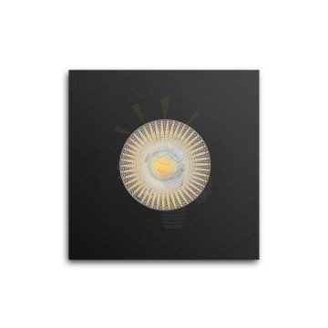 Kép WATERBOY SQ  matt fekete  230V LED 10W 40° IP65  3000K