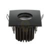 WATERBOY SQ  matt fekete  230V LED 10W 40° IP65  3000K