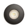WATERBOY R  matt fekete  230V LED 10W 40° IP65  3000K