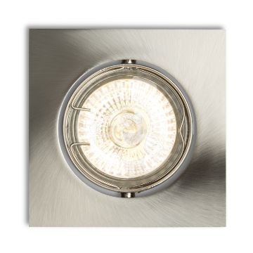 Kép TOPIC SQ dönthető lámpa  matt nikkel 230V LED GU10 8W