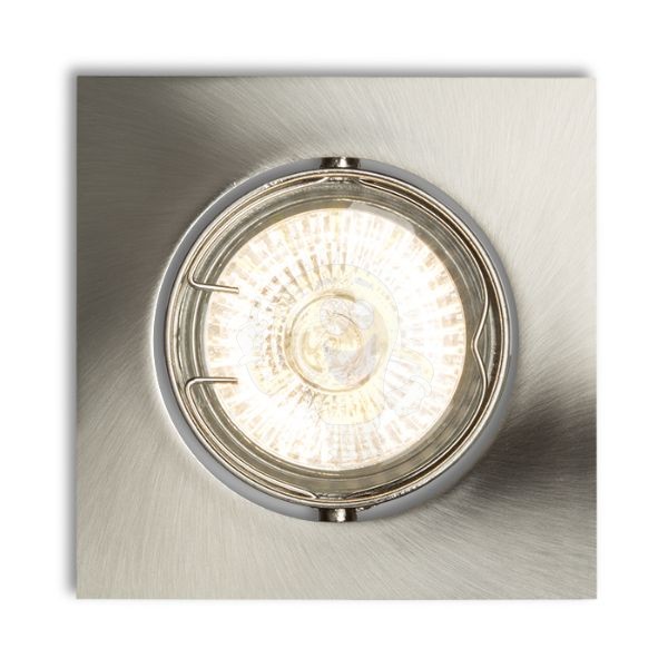 Kép TOPIC SQ dönthető lámpa  matt nikkel 230V LED GU10 8W