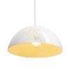 Kép MONROE 40 függő lámpa csillogó fehér/fehér  230V LED E27 30W