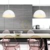 Kép MONROE 40 függő lámpa csillogó fehér/fehér  230V LED E27 30W