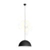 MONROE 40 függő lámpa matt fekete/fehér  230V LED E27 30W