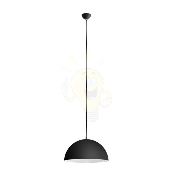 MONROE 40 függő lámpa matt fekete/fehér  230V LED E27 30W