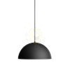 MONROE 40 függő lámpa matt fekete/fehér  230V LED E27 30W