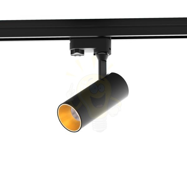 TRAX három áramkörös sínre fekete/aranysárga  230V/400mA LED 15W 38°  3000K