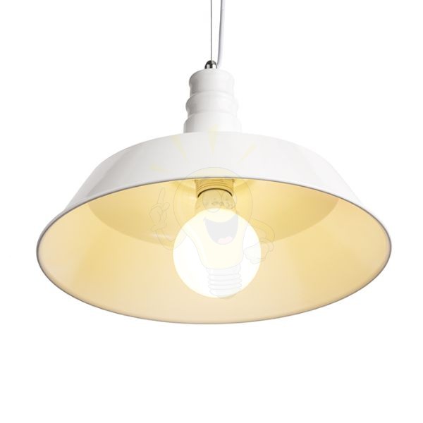 GOLDIE 36 függő lámpa fehér/fehér  230V LED E27 30W