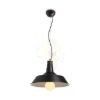 Kép GOLDIE 36 függő lámpa fekete/fehér  230V LED E27 30W