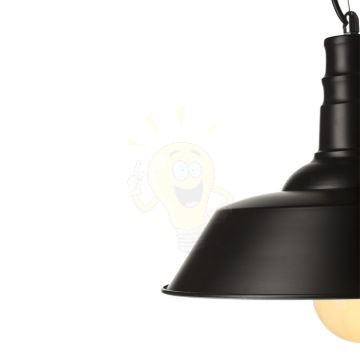 Kép GOLDIE 36 függő lámpa fekete/fehér  230V LED E27 30W