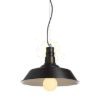 Kép GOLDIE 36 függő lámpa fekete/fehér  230V LED E27 30W