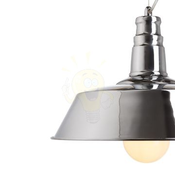 Kép GOLDIE 36 függő lámpa  króm 230V LED E27 30W
