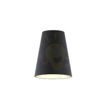 Kép CONNY 25/30 asztali lámpaernyő Polycotton fekete/arany fólia max. 23W