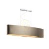 CASUAL 120/25 lámpabúra  Monaco galamb szürke/ezüst PVC  max. 23W