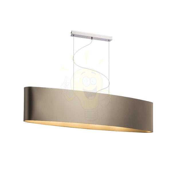 CASUAL 120/25 lámpabúra  Monaco galamb szürke/ezüst PVC  max. 23W