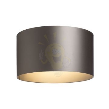 Kép RON 55/30 lámpabúra  Monaco galamb szürke/ezüst PVC  max. 23W