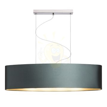 Kép CASUAL 90/22 lámpabúra  Monaco benzin kék/ezüst PVC  max. 23W