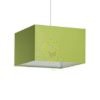 TEMPO 30/19 lámpabúra  Chintz lime/fehér PVC  max. 23W
