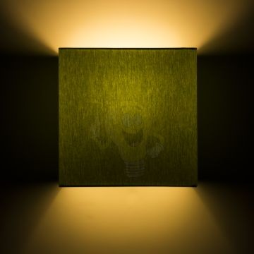 Kép LOPE W 25/14 fali lámpa  Chintz lime/fehér PVC 230V LED E27 15W