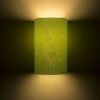 RON W 15/25 fali lámpa  Chintz lime/fehér PVC 230V LED E27 15W