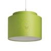Kép DOUBLE 40/30 lámpabúra  Chintz lime/fehér PVC  max. 23W
