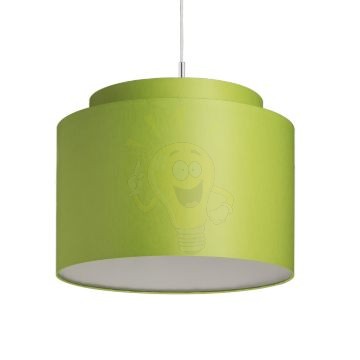Kép DOUBLE 40/30 lámpabúra  Chintz lime/fehér PVC  max. 23W