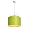 DOUBLE 40/30 lámpabúra  Chintz lime/fehér PVC  max. 23W