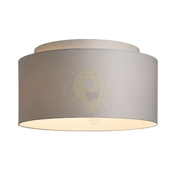 Kép DOUBLE 55/30 lámpabúra  Chintz világosszürke/fehér PVC  max. 23W