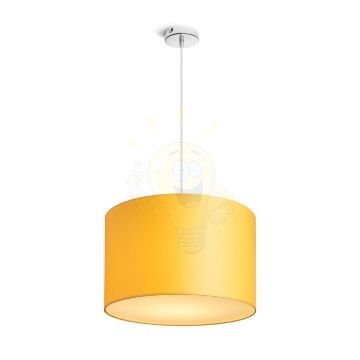 Kép RON 40/25 lámpabúra  Chintz sárgabarack/fehér PVC  max. 23W