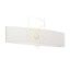 Kép CASUAL 120/25 lámpabúra  Polycotton fehér/fehér PVC  max. 23W