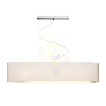 Kép CASUAL 120/25 lámpabúra  Polycotton fehér/fehér PVC  max. 23W