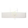 Kép CASUAL 120/25 lámpabúra  Polycotton fehér/fehér PVC  max. 23W