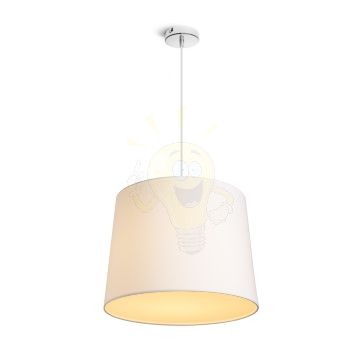 Kép ASPRO 40/30 lámpabúra  Polycotton fehér/fehér PVC  max. 23W