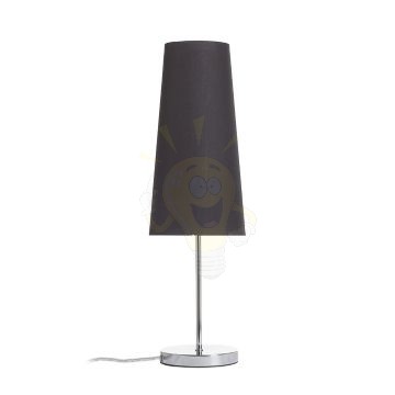 Kép CONNY 15/30 asztali lámpaernyő Polycotton fekete/arany fólia max. 23W
