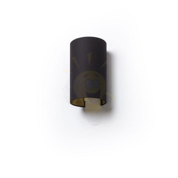 RON W 15/25 fali lámpa  Polycotton fekete/arany fólia 230V LED E27 15W