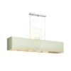 LOPE 120/22 lámpabúra  Chintz menta/ezüst fólia  max. 23W