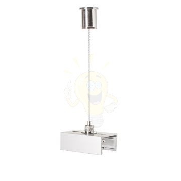 Kép EUTRAC felfüggeszthető adapter három áramkörös sínre ezüstszürke  