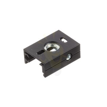 Kép EUTRAC felfüggeszthető adapter három áramkörös sínre fekete  