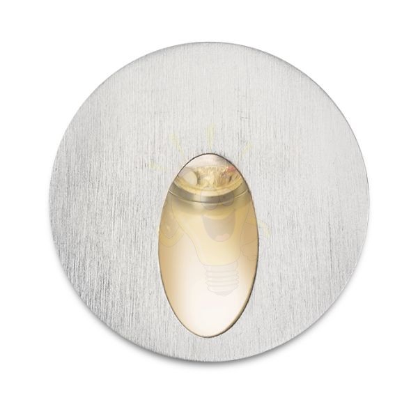 ELICA R kültéri lámpa  matt nikkel 230V LED 3W IP54  3000K