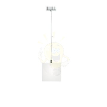Kép LUCIA 15x15 függő lámpa  szatén üveg/króm 230V LED G9 5W