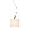 LUCIA 15x15 függő lámpa  szatén üveg/króm 230V LED G9 5W