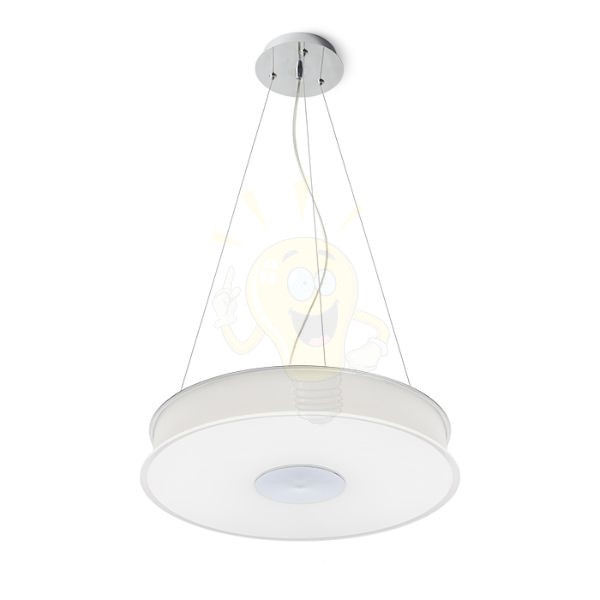 Kép ASTERI függő lámpa  szatén üveg/króm 230V 2GX13 40W