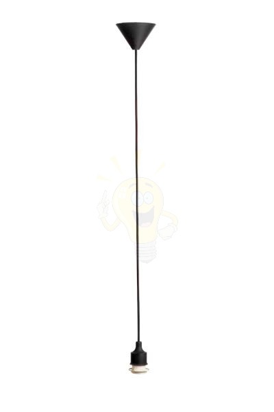 LISA függesztő készlet fekete  230V LED E27 15W