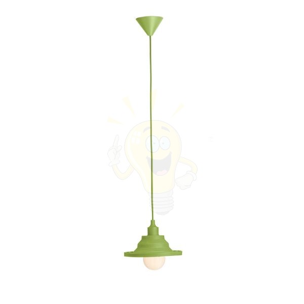 AMICI függő szilikon lámpa zöld  230V LED E27 15W