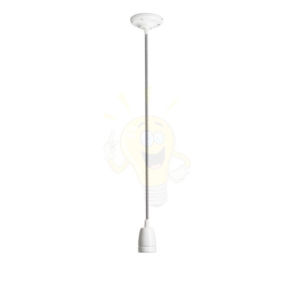 FABIO függesztő készlet fekete/fehér porcelán 230V LED E27 15W
