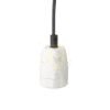 FABIO függesztő készlet fekete/fehér porcelán 230V LED E27 15W